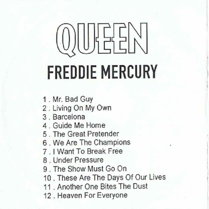 Queen  Freddie Mercury : Back